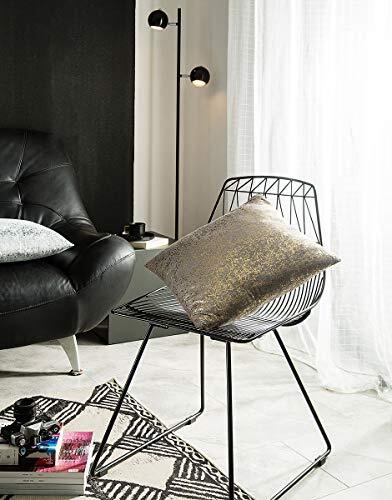 Sparkling Decorative Square Pillow Cases Silver Grey Pillows 18x18 inch Pillo... - Picture 4 of 6