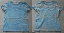 T-shirt MISS SIXTY ANGEL Sky Blue con 3D ANGEL WINGS FULWN POSTERIORE XXS/XS PREZZO SPECIALE £160
