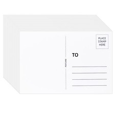 25 Pieces Blank Postcards for Mailing 4x6 Inches Printable Heavyweight Paper ...