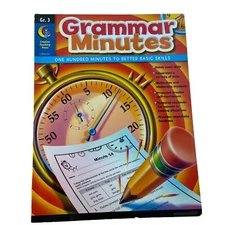 Grammar Minutes, Grade 3 by Carmen Jones (2009, Trade Paperback)