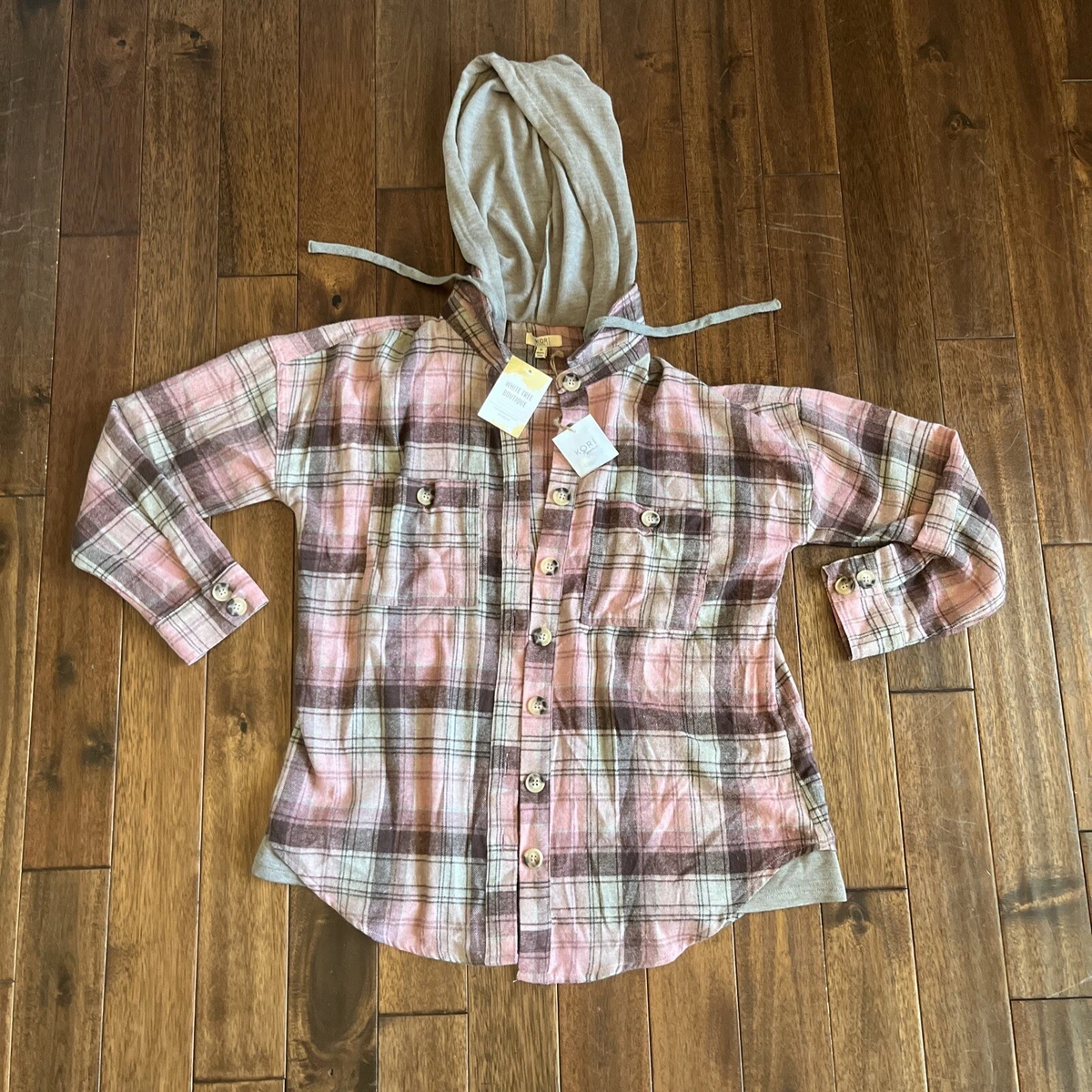 Sweatshirt with cheap flannel