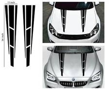 Hood Section Car Truck Vinyl Rally Racing Stripes Decals Stickers 54x11 Hood Section Car Truck Vinyl Rally Racing Stripes Decals Stickers 54x11