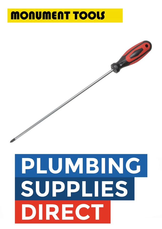 * Monument Long Reach Magnetic Screwdriver 300mm x PH2 MON1517