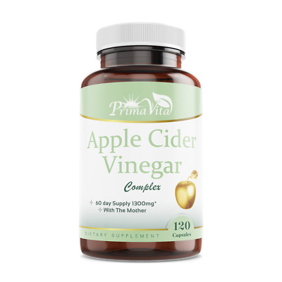 PrimaVita Apple Cider Vinegar Complex, 120 Capsules