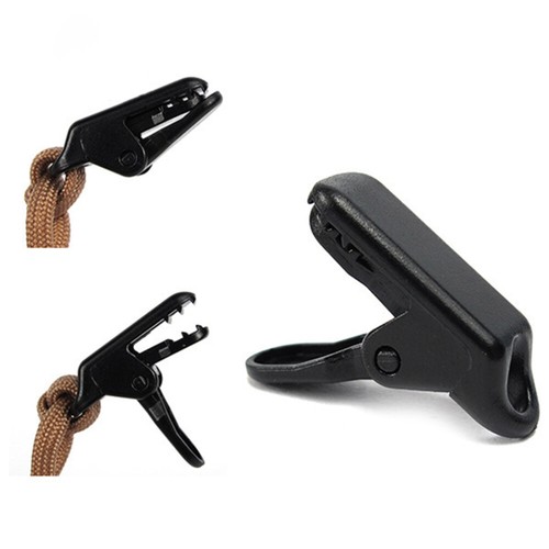 30 PIEZAS Abrazadera Clips para Lona Abrazaderas para Toldo Tienda Broches para Camping Apriete para Exterior - Imagen 7 de 8