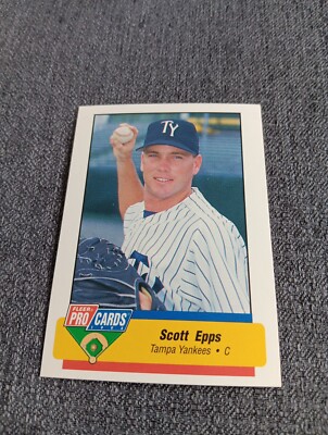 1994 ProCards Scott Epps Tampa Yankees New York Yankees Card | eBay