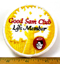 Vintage Good Sam Club Life Member Jacket Patch RV Recreational Vehicle Camping
