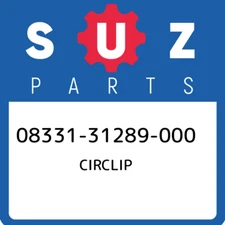 08331-31289-000 Suzuki Circlip 0833131289000, New Genuine OEM Part