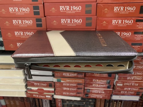 Biblia Letra Gigante Reina V.1960 Con Referencias Chiusura Letra 14 Punti Indice - Picture 3 of 8
