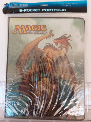 Ultra Pro 10 Seiten, 9 Pocket Karten Portfolio - MTG Dragons - 2007 - Neu