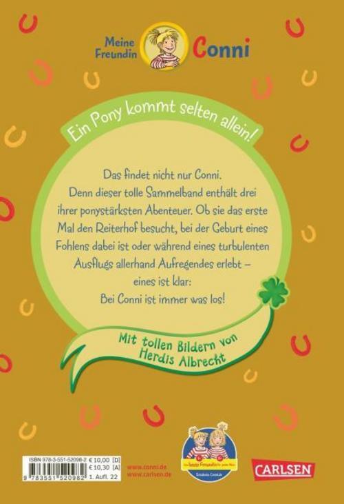 Thumbnail - Julia Boehme Conni Erzählbände: Connis Ponystarke Abenteuer