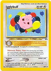 Pokemon Neo Discovery  40/75 Igglybuff Card