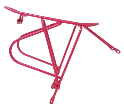 Schwer zu finden 22'' Laufrad Fahrrad Hinterrad Gepäckträger / Gepäckträger Rose Pink