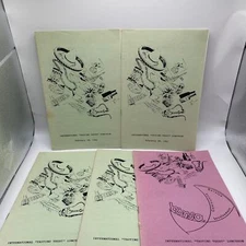 Vintage International "Tasting Treat" Luncheon Cookbook Pamphlets 1991 1992 MO