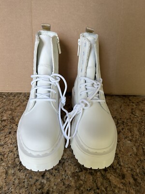 NEW DOC MARTENS DR. MARTENS AIR WAIR VEGAN V JADON II PLATFORM BOOTS sz. 6.5