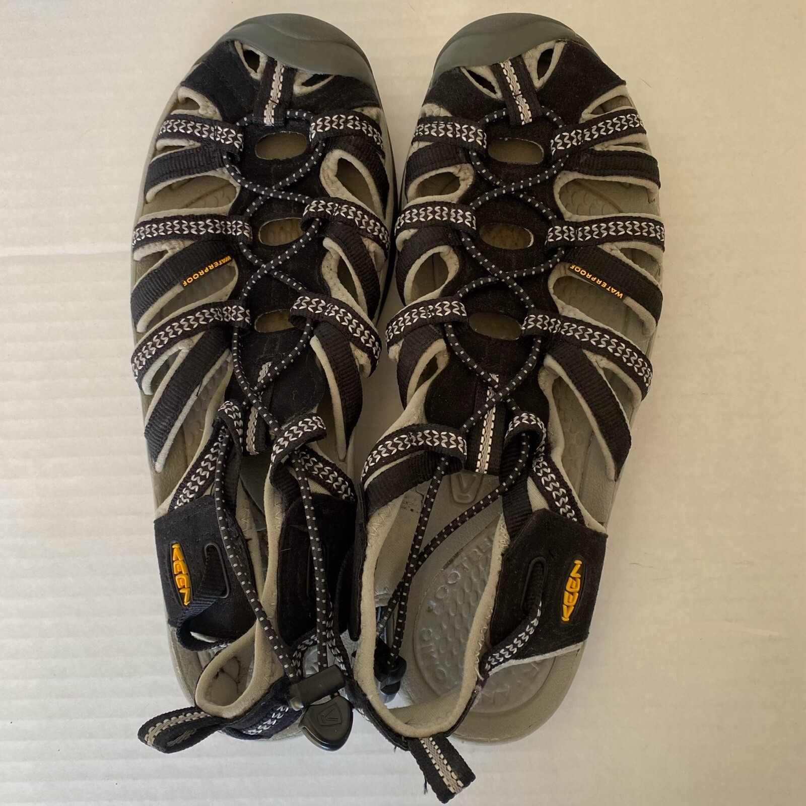 Keen Newport H2 scarpe acqua donna 9 escursionismo nero grigio giallo sandali outdoor