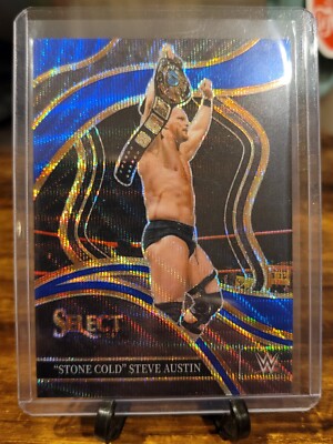 Stone Cold Steve Austin 2024 WWE Select Ringside Tmall Blue Wave /49 SP 