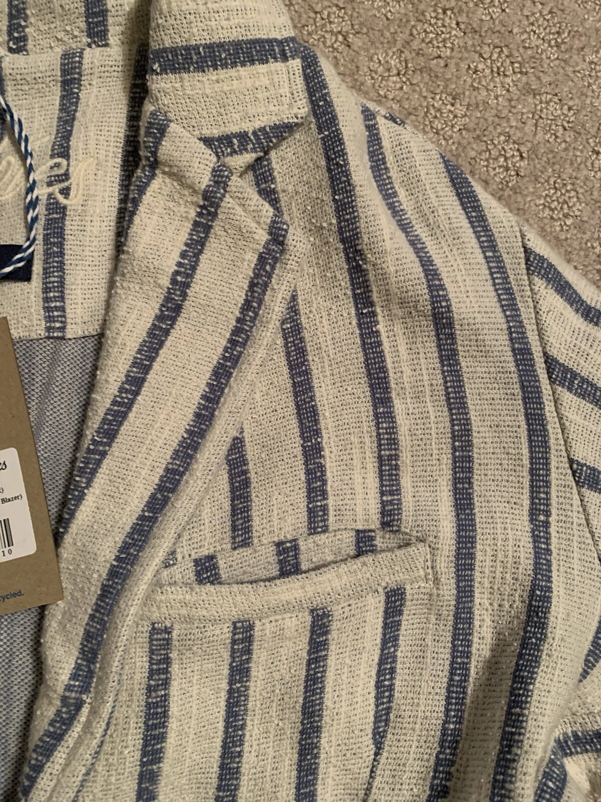 Chubbies Blazer Mens SMALL Chubbies Jacket Lounge Blazer NWT The Squilliam - product detail image 4