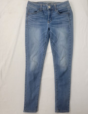 American Eagle Outfitters Women's Denim Blue Jeans JEGGING Size 4 Super Stretch