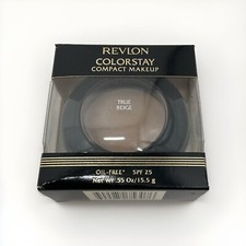 Revlon Colorstay Compact Makeup TRUE BEIGE SPF 25 Oul-Free 0.55 oz NEW