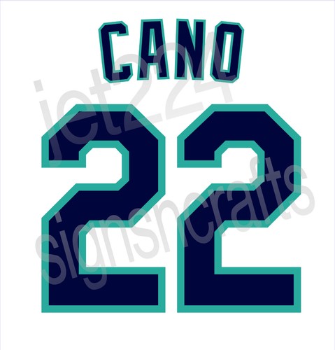 Seattle Mariners DECAL STICKER 2010s Hernandez Seager Cruz Cano Haniger Saunders - Picture 3 of 24