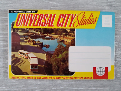 Vintage Universal City Studios a Pictorial Visit folding brochure 1967
