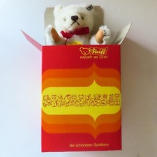 Steiff White Original Teddy Bear, 0203/26, 9 in., Circa 1982