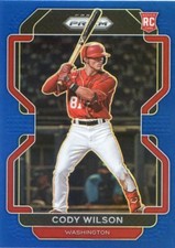 2022 Panini Prizm Baseball CODY WILSON RC ROOKIE BLUE Prizm #94 NATIONALS
