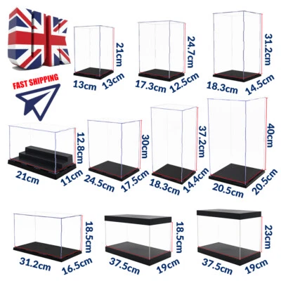 VECTORSOUL001 Large Acrylic Display Case Perspex Clear Box Dustproof Action Figure Collectible