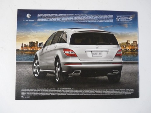 2011 Mercedes R Class Dealer Sales Brochure Catalog - Picture 2 of 2
