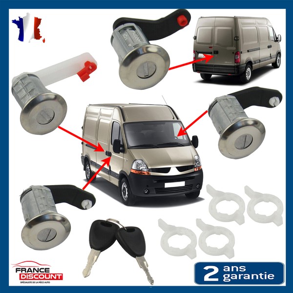 Zylinder Schloss Zylinder TüRschlöSser Vorbereitet FüR Master Movano 7701470952-image