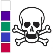 Skull crossbones - Vinyl Decal Sticker - Multiple Colors Sizes - 6022