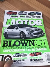 MOTOR Car magazine FEB 2010 FPV WRX X6M MALOO PURSUIT Z4 A8 GXP SLS GT-R R8 370Z