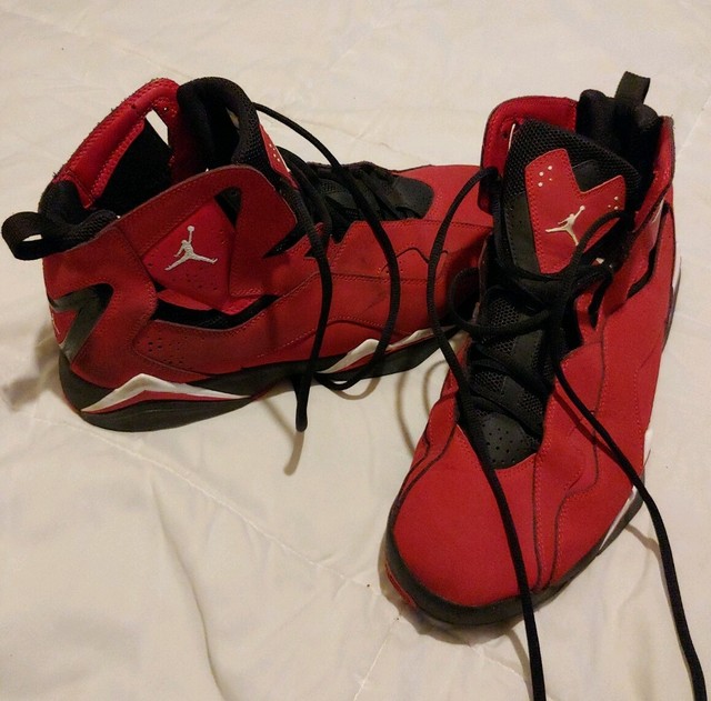 jordan true flight red and black mens