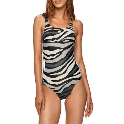 Adidas Fit Suit 1Piece Stripes Wild Swimsuit Badeanzug Sport
