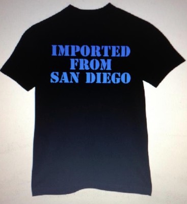 t-shirt Imported from San Diego So Zoo Cal Ca custom made order city