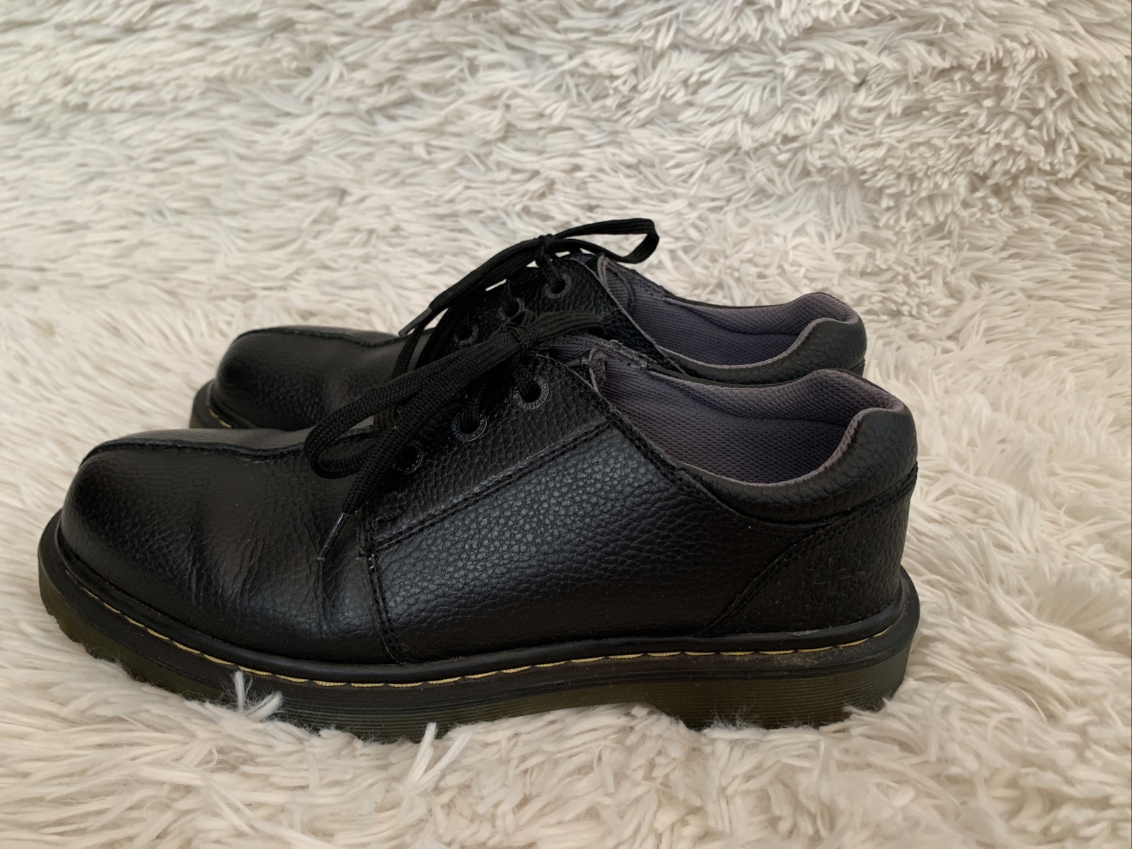 Dr Martens Marchant Split Toe Black Pebbled Leath… - image 6