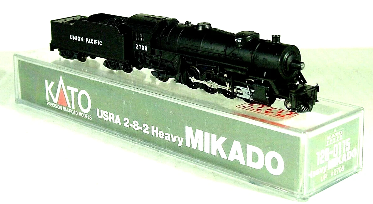 KATO N SCALE USRA 2 8 2 HEAVY MIKADO STEAM LOCOMOTIVE UNION