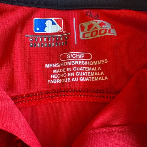 Cincinnati Reds MLB TX3 Cool Short Sleeve Polo Shirt Mens S - Picture 3 of 4