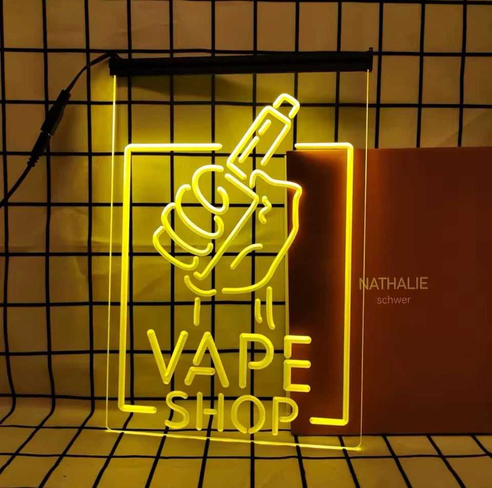 Vape Shop LED Neon Sign RGB Retail Display Window Advertising | eBay UK Vape Shop LED Neon Sign RGB Retail Display Window Advertising | eBay UK