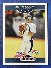 John Elway 2006 Topps Football True Champions #9 Denver Broncos