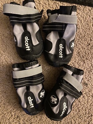 Dog Boots Alcott Adventure Boots Size Small Dog Shoes S Grey Black Gray