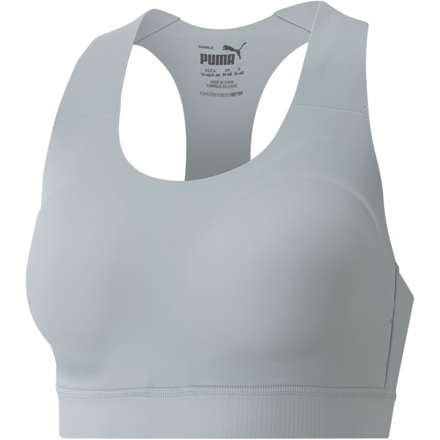 Укороченные топы для спортивных тренировок в тренажерном зале Puma Womens Elite Bra с высокой ударопрочностью