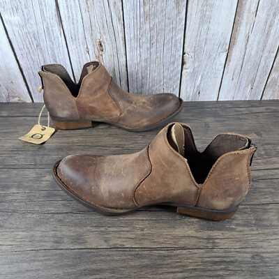 Born Kerri Terra Brown Ankle Booties Women's Sz 6.5 M (NWT/NWD) | eBay