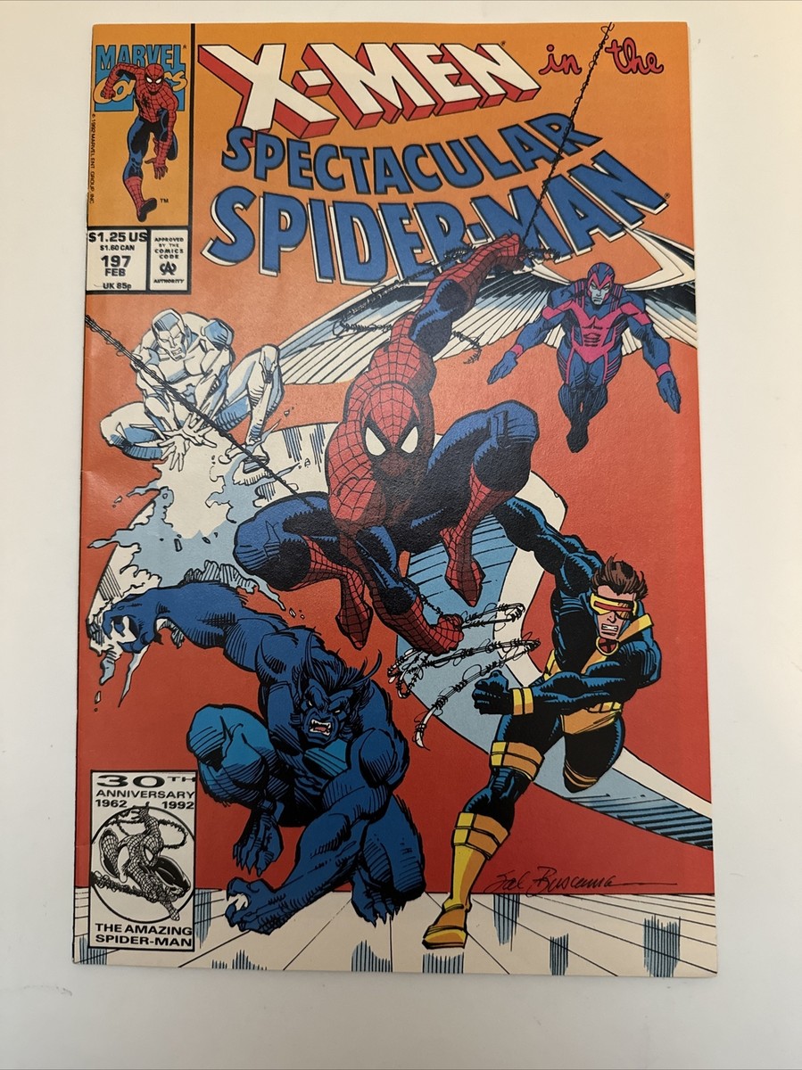 Spectacular Spider-Man #197 The X-Men Marvel Comics 1993 | eBay