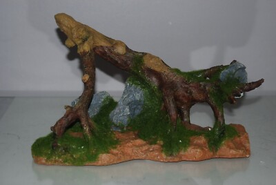 Aquarium detaillierter Wurzelstumpf & Moos 31 x 15 x 22 cm Wurzelzweig Mangrovenstämme