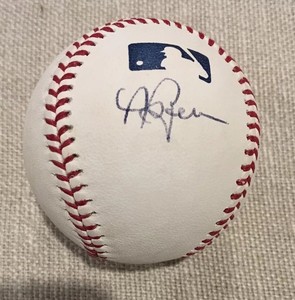 andrew benintendi autographed baseball