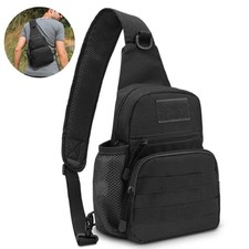 Tactical Multi-Functional Daypack Molle Chest Pack Sports Bag for Hunting Travel
