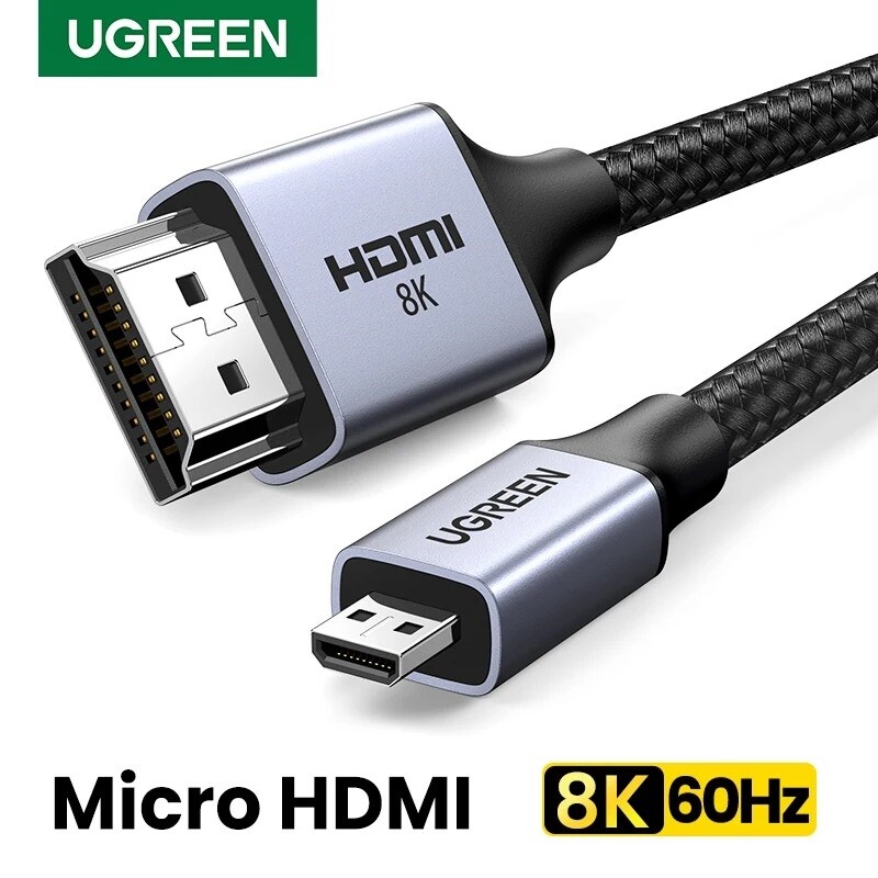 UGREEN Micro HDMI-Compatible Cable HD 8K/60Hz For GoPro Raspberry