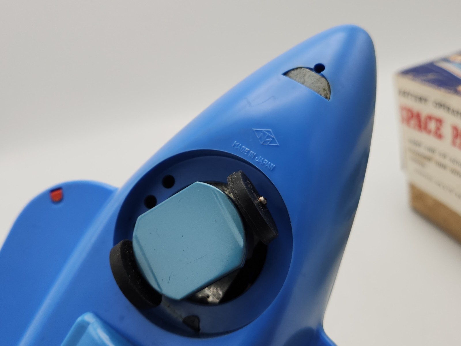 Vintage Modern Toys Space Patrol Battery Operated Tin Toy w/ Original Box *READ*